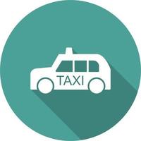 icono de vector de taxi