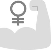 Womens Power Vector Icon