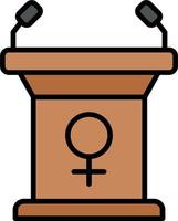 Lectern Vector Icon
