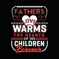 Father T-shirt Design vector