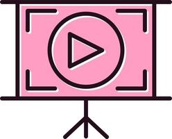 Video tutorial Vector Icon