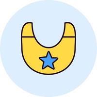 Baby bib Vector Icon