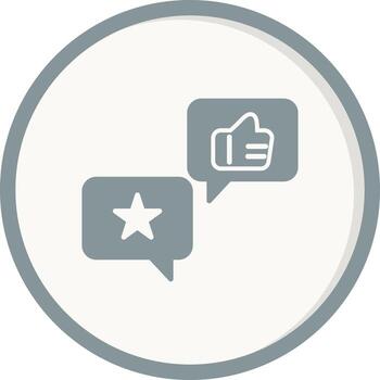 icono de vector de retroalimentación