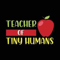 Teacher T-shirt Design vector