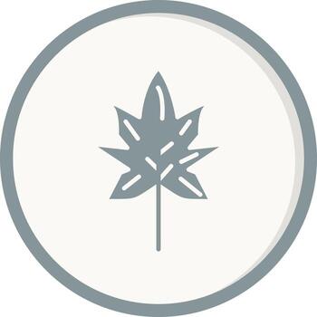 icono de vector de hoja