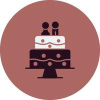 Wedding cake Vector Icon