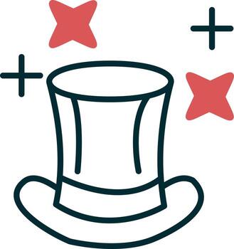 Magic hat Vector Icon
