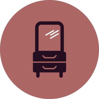 Dressing Table Vector Icon