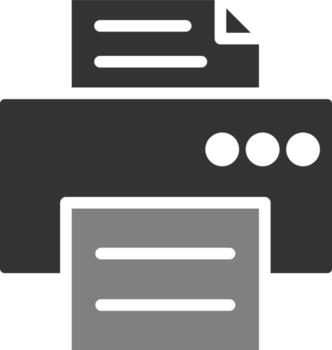 icono de vector de impresora