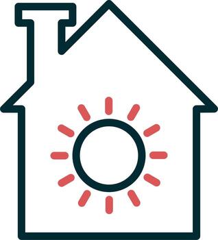 icono de vector de sol