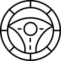 Steering Wheel Vector Icon