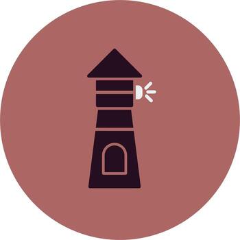 icono de vector de faro