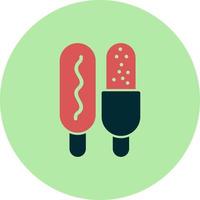 Corn Dog Vector Icon