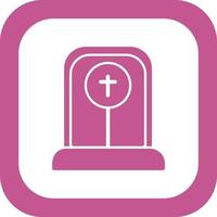 icono de vector de cementerio