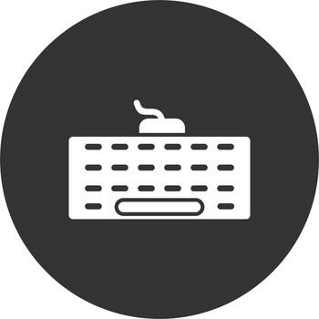 Computer Keyboard Vector Icon