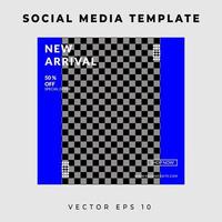 Social media template banner free vector