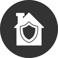 icono de vector de protección del hogar