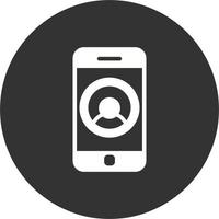 Phone Contact Vector Icon