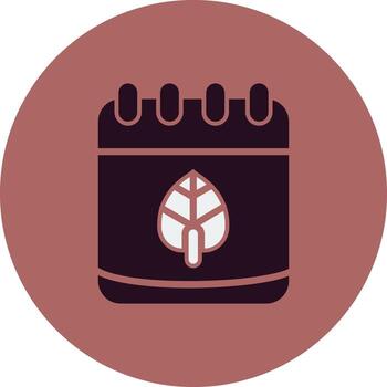 icono de vector de hoja