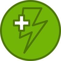 icono de vector de energía