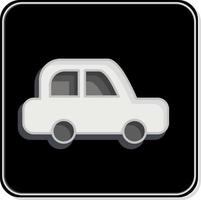 Icon Car. related to Car Service symbol. Glossy Style. repairing. engine. simple illustration vector