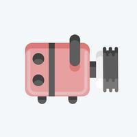 Icon Compresor. related to Car Service symbol. Flat Style. repairing. engine. simple illustration vector