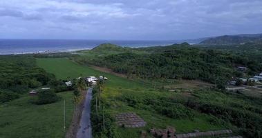 aéreo Visão do Morgan Luís açúcar moinho, natureza do barbados video