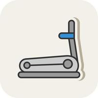 Treadmill Vector Icon Design