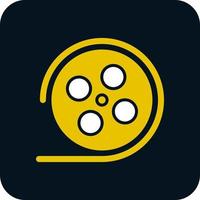 Film Reel Vector Icon Design