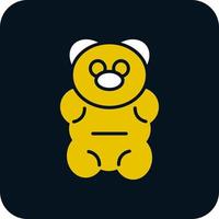 Gummy Bear Vector Icon Design