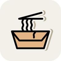 Ramen Vector Icon Design