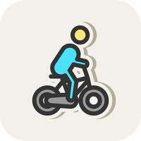 Cycling Vector Icon Design