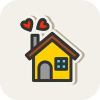 diseño de icono de vector de hogar familiar