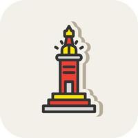 Lighthouse Of Alexandria Vector Icon Design