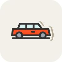 Limousine Vector Icon Design