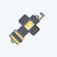 Icon Spark Plug. related to Car Service symbol. Doodle Style. repairing. engine. simple illustration vector