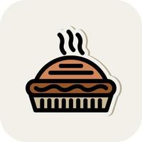 Pie Vector Icon Design