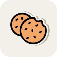 Chocolate Chip Vector Icon Design