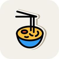 Bibimbap Vector Icon Design