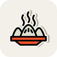 Dim Sum Vector Icon Design