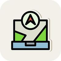 Gps Navigation Vector Icon Design