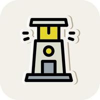 Lighthouse Vector Icon Design