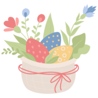 sticker Easter basket png