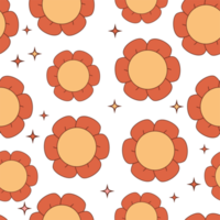 seamless pattern with Daisy Flower Power png