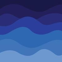 abstract shades of blue waves vector illustration