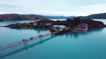 aereo visualizzazioni di il torres del paine parco video