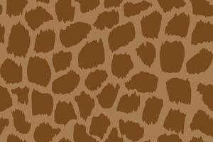 Vector seamless pattern with giraffe skin texture. Repeating giraffe background for textile design,