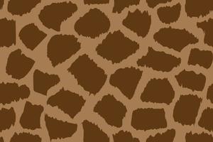 Vector seamless pattern with giraffe skin texture. Repeating giraffe background for textile design,