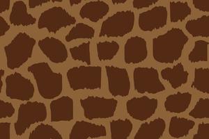 Vector seamless pattern with giraffe skin texture. Repeating giraffe background for textile design,