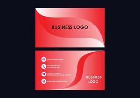 Modern Creative and Clean Business Card Template. Flat Design Vector Illustration. Stationery Design